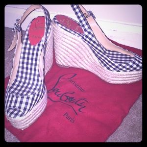 ◼️Christian Louboutin Wedges◼️